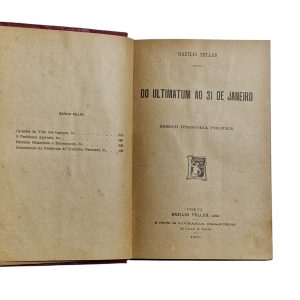 Do Ultimatum ao 31 de Janeiro – Bazílio Telles (1905)