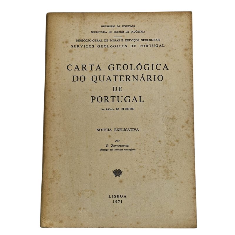 Carta Geológica do Quaternário de Portugal na Escala de 1:1 000 000 - Nota Explicativa por G. Zbyszewski (1971)