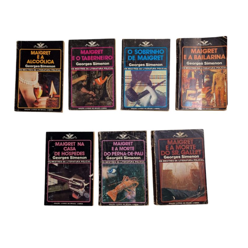 Coleção Vampiro – Livros do Brasil (7 Volumes de Georges Simenon)