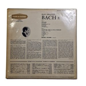 J. S. Bach; Rafael Puyana, Partita 6 - Fantasie en ut mineur. Concerto en sol mineur.