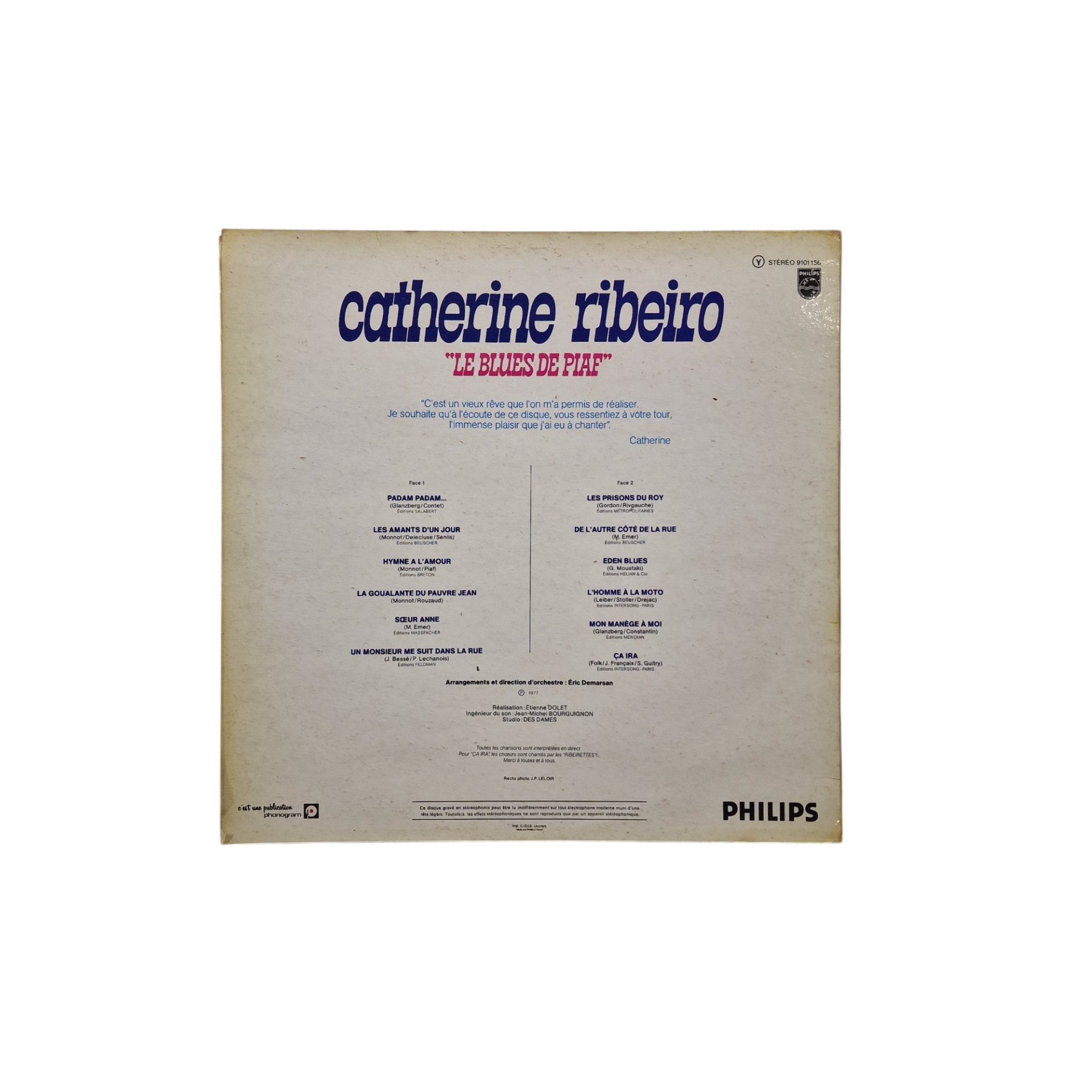 Blues de Piaf – Catherine Ribeiro