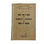 Manual para o Serviço de Informações e Observação nas Unidades de Infantaria (1936)