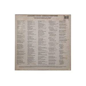 Various Positions – Leonard Cohen